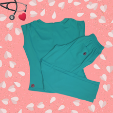 Load image into Gallery viewer, PLAIN JANE WITH A TWIST SCRUBS